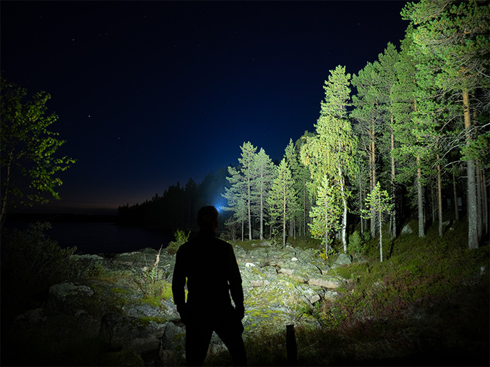 Cykellampa Ledwise Legend + rörfäste - Bild 6