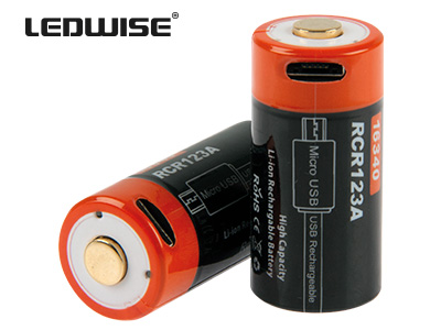 Ledwise Återuppladdningsbara batterier