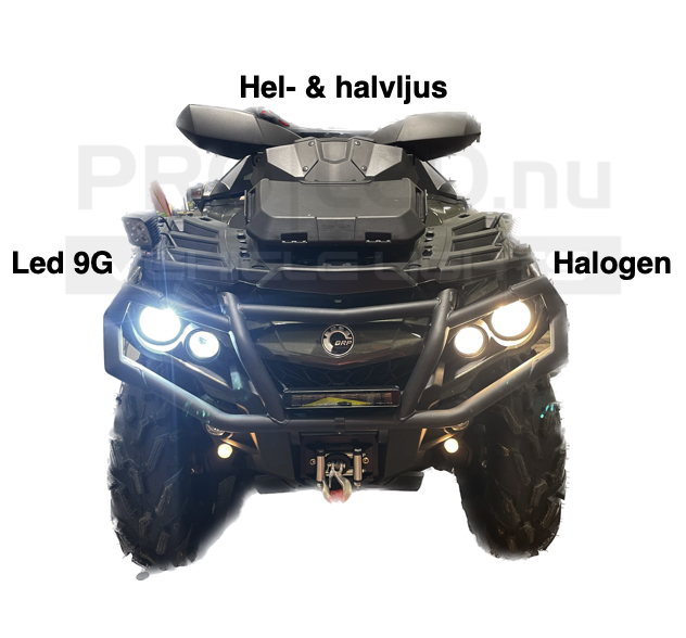 LED Konvertering 9G - för bl.a Can-Am / BRP fyrhjuling - Bild 3