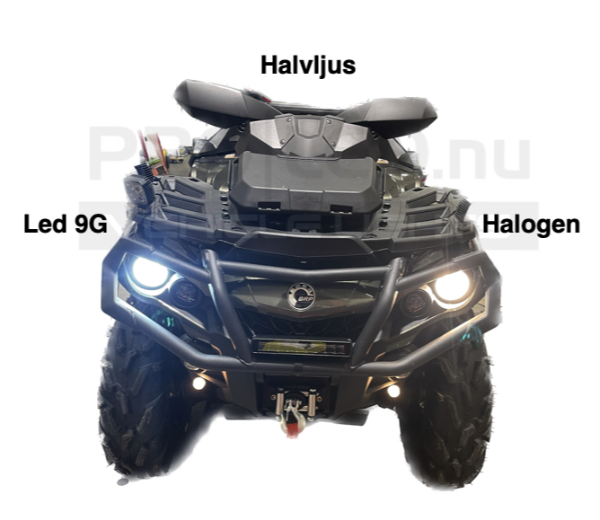 LED Konvertering 9G - för bl.a Can-Am / BRP fyrhjuling - Bild 2
