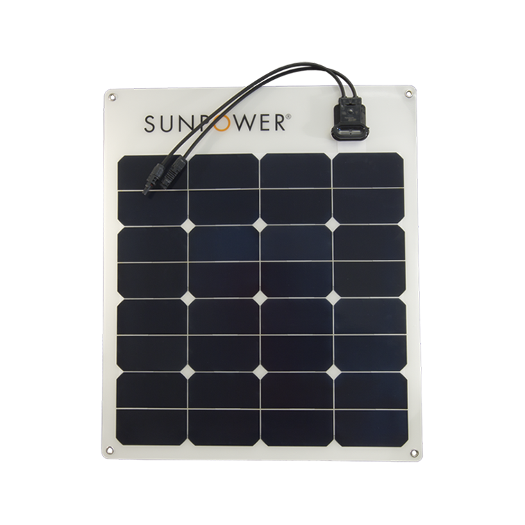 Solpanel SunPower 50W, 12V - komplett kit - Bild 2