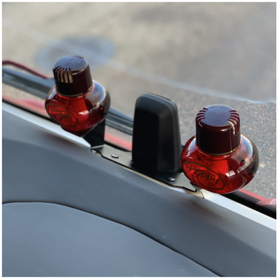 Poppy Luftfräschare + Poppyfäste framruta (Scania Next Gen)