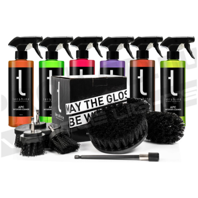 Tershine APC - Interior Cleaner, Paket med Drill Brushes