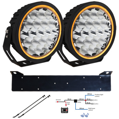 2-pack W-light PHOENIX Neptune 9" -komplett paket