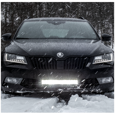 Modellanpassat extraljuskit Skoda - Super Captain Dual 600