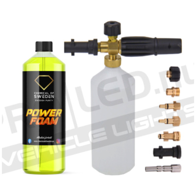 FoamGun + Chemical Of Sweden - Power Foam, 5 LITER