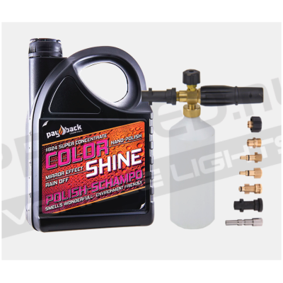 FoamGun + Payback Color Shine | Polish-Schampoo med vax