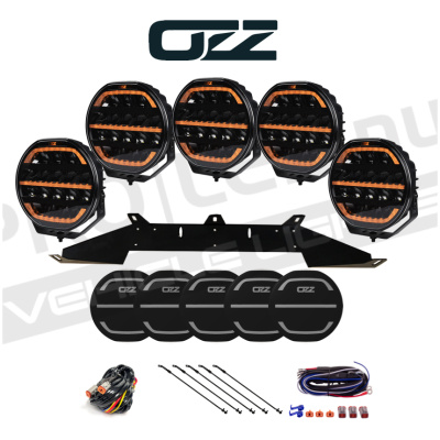 5-pack Ozz XR2 P9” - komplett paket RALLY-5 (stenskottsskydd på köpet!)