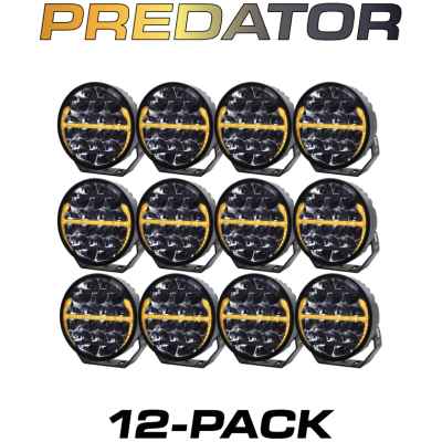 12-pack PREDATOR LED 9" - dynamiskt positionsljus