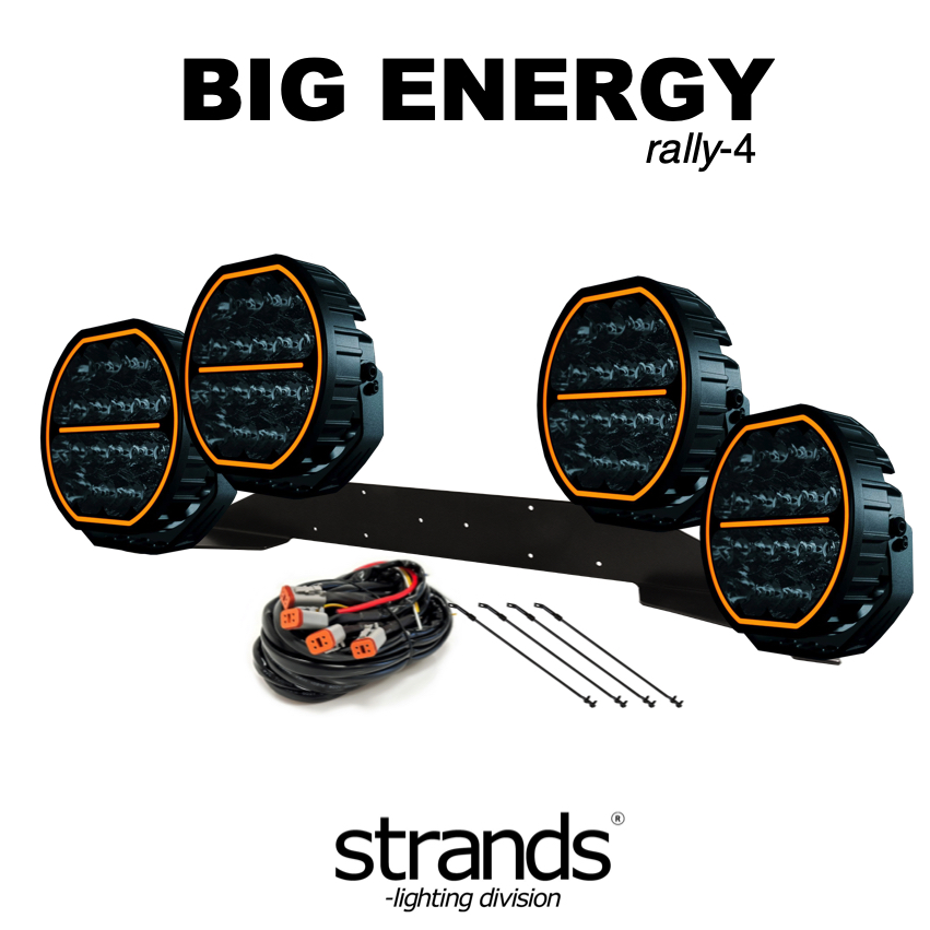 4-pack BIG ENERGY 9" - komplett paket RALLY-4