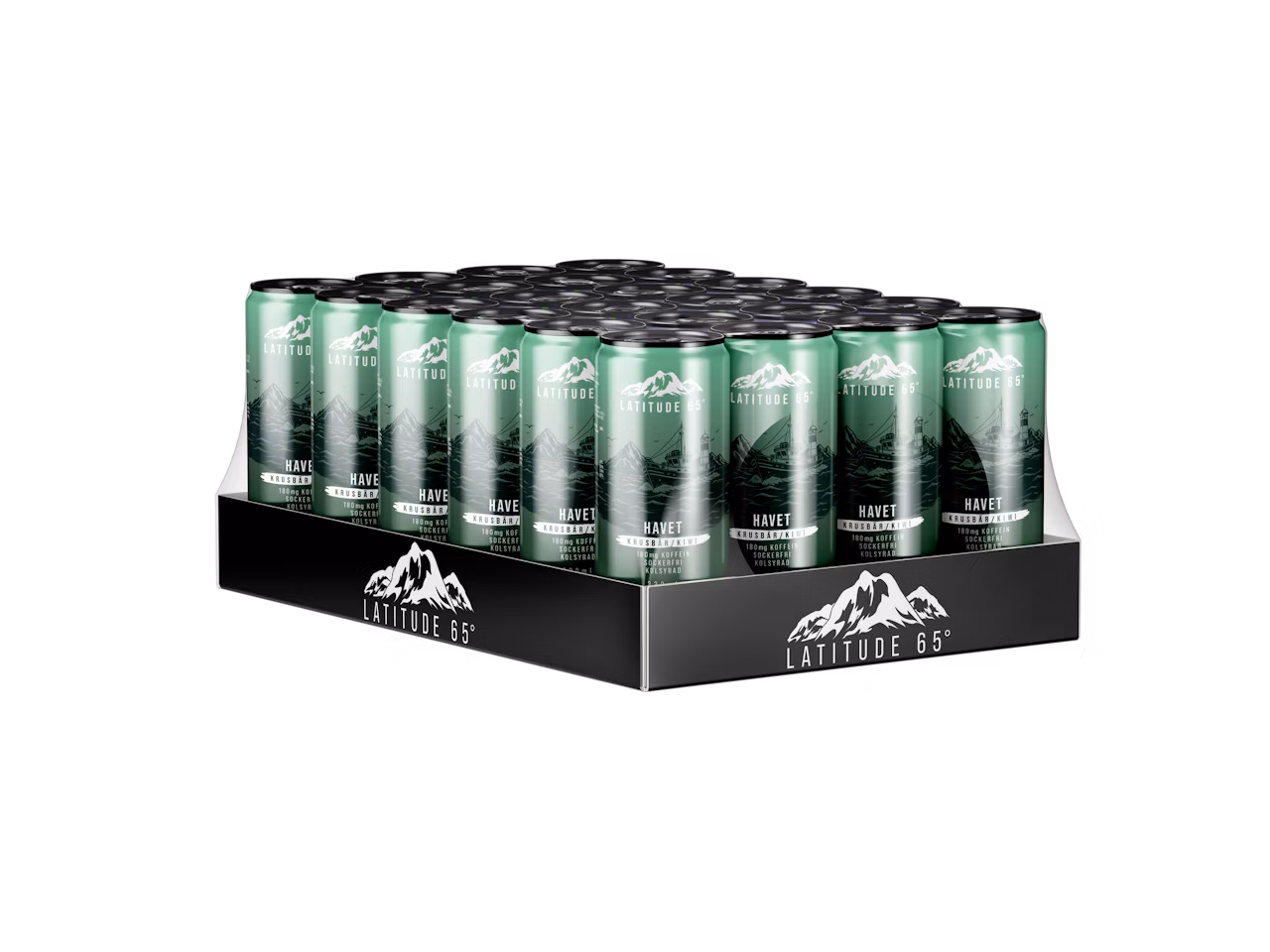 Latitude 65 Havet – Krusbär/Kiwi — Flak 24‑pack