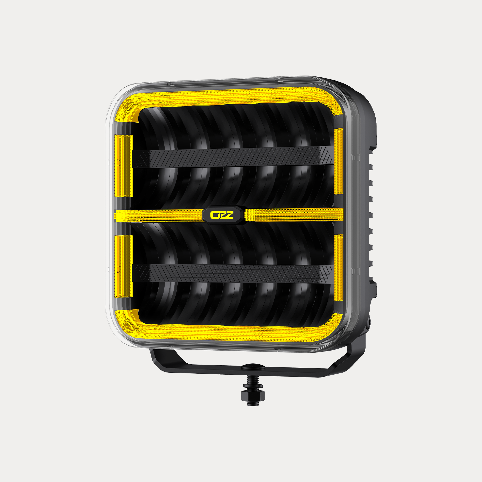 OZZ SQR 9” Extraljus LED - Svart