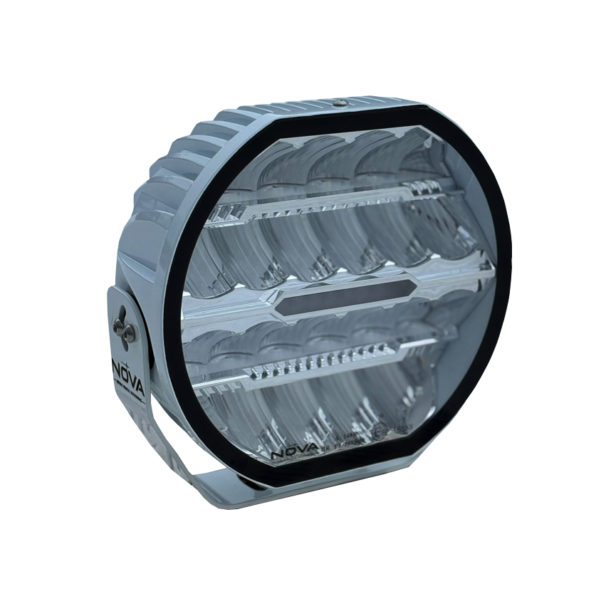 5-pack Nova-Beam-ONE - 9" LED extraljus, Vitt -komplett paket RALLY-5 - Bild 2