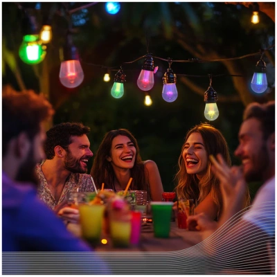 CALEX Partyslinga 10m RGBIC+CCT