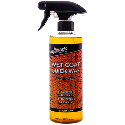 Payback Wet Coat Sprayvax 500ML Mandarin