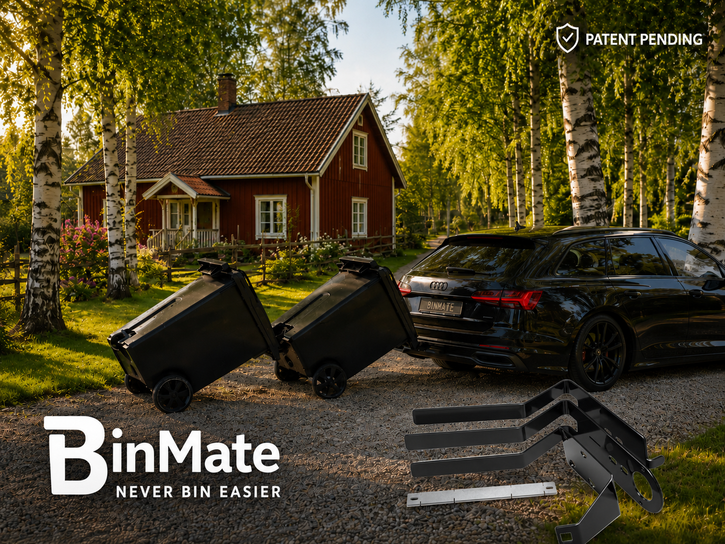 BinMate - kit för två sopkärl - Bild 3