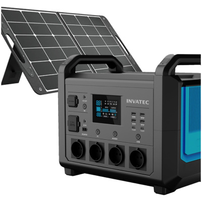Invatec Powerpack 1600W + Solpanel 100W