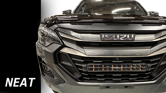 NEAT Isuzu D-Max 2026 | Super Captain Dual 600, modellanpassat extraljuskit